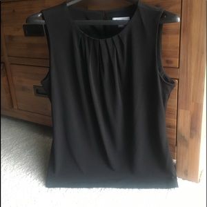 Calvin Klein Black Sleeveless Blouse